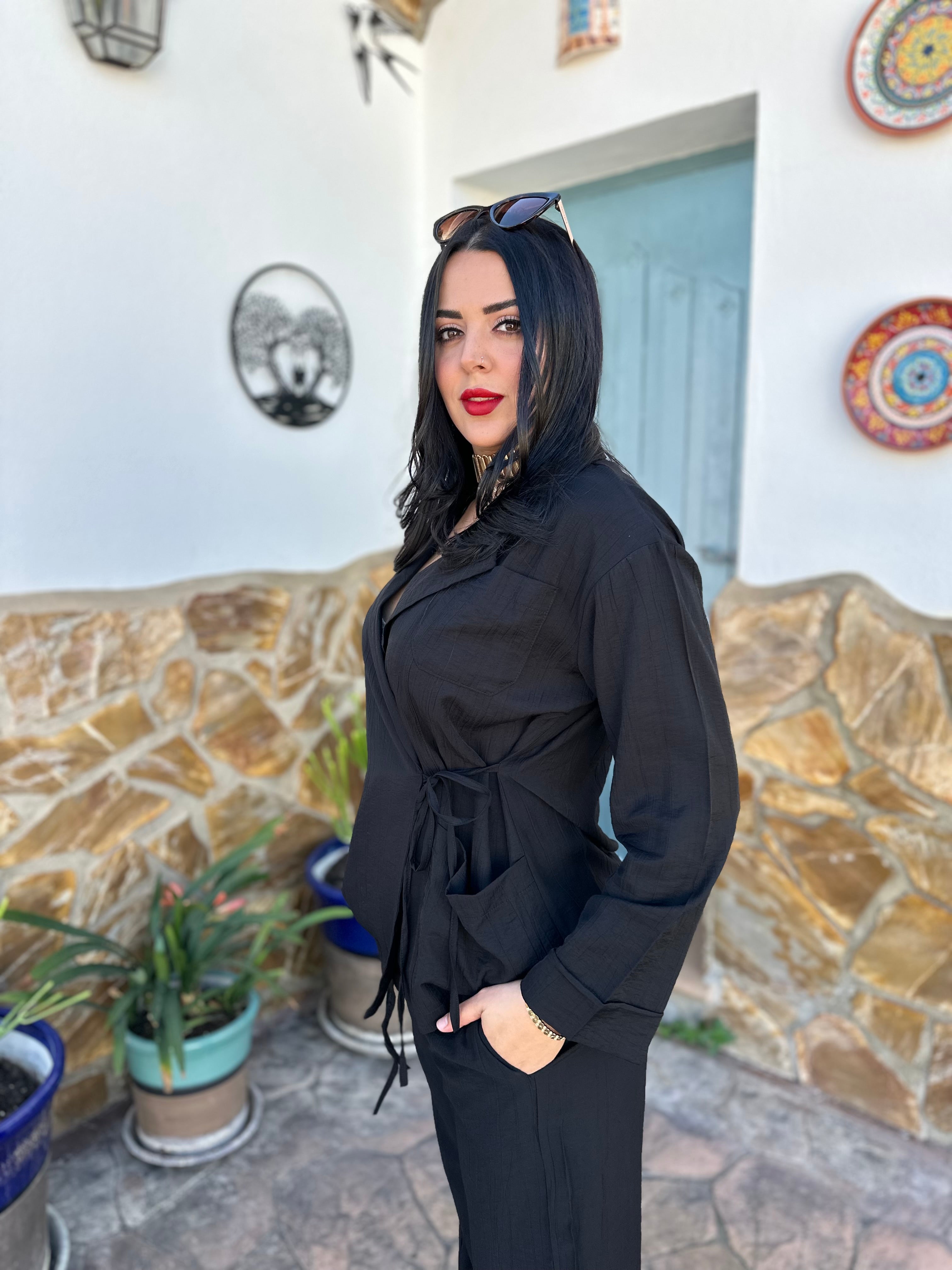 Conjunto Boss Lady Negro