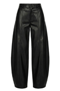 Pantalon de piel color negro