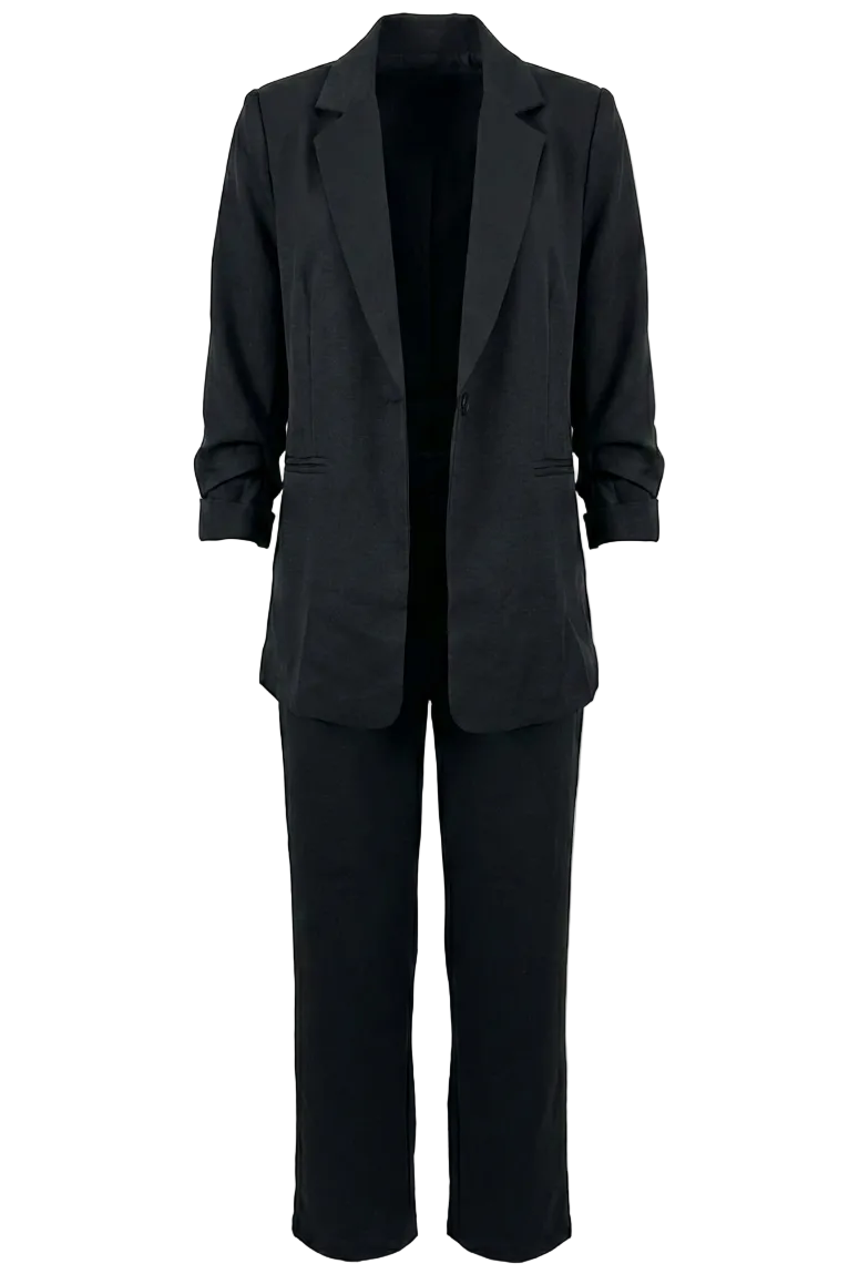 Traje de chaqueta negro